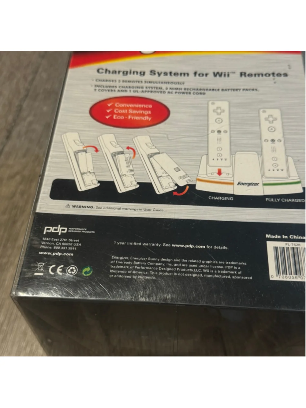 Energizer Wii Remote Charging System One Size White Blue